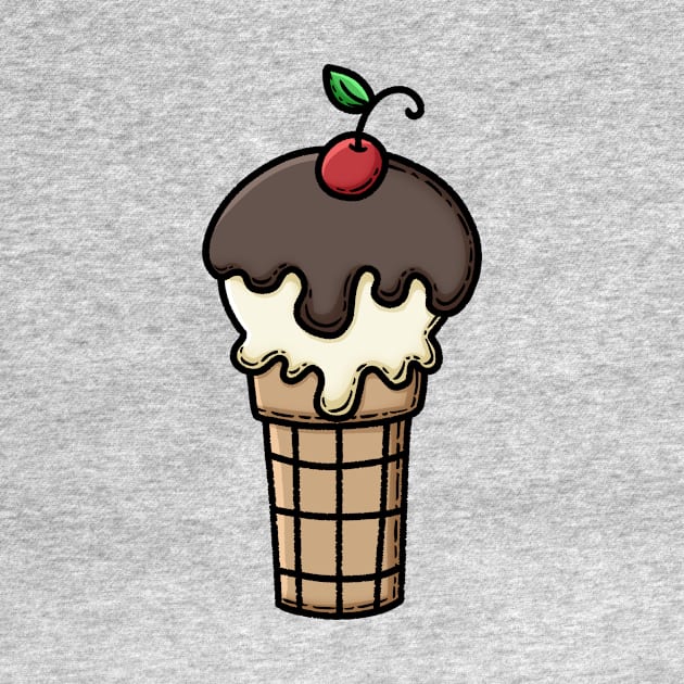 Ice cream cone by KammyBale